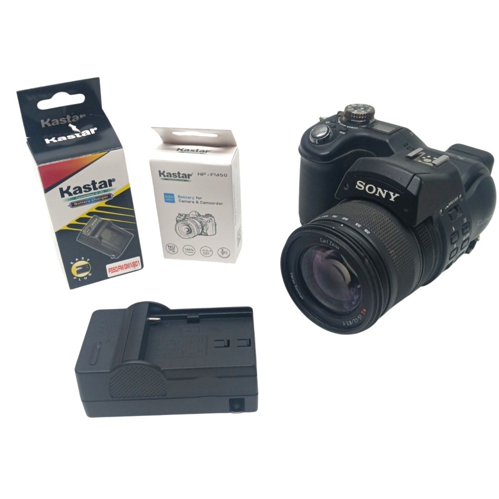 Sony Cyber-Shot DSC-F828 8.0MP Digital Camera Black New Battery & Charger + SD - Picture 2 of 16